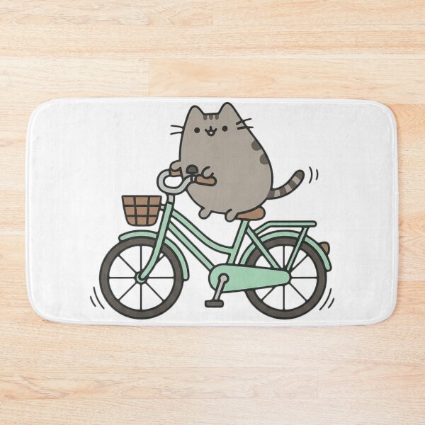 Item preview, Cat riding a bicycle designed and sold by snoWorkshop.