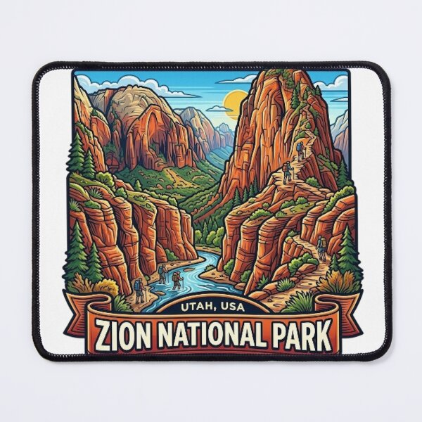 Item preview, ZION NATIONAL PARK designed and sold by likbatonboot.