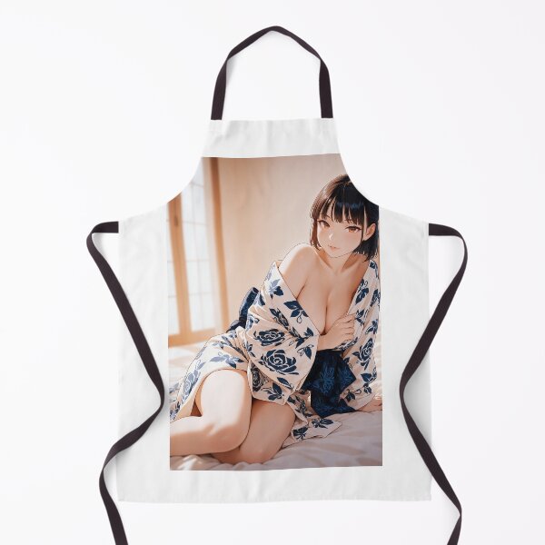 Item preview, Serene Moments in Yukata - Elegant Anime Portrait designed and sold by JapaneseArtAI.