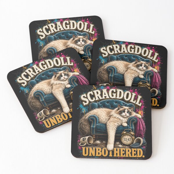 Item preview, Scragdoll – Unbothered | Funny Lazy Ragdoll Cat Shirt | Chill Cat Lover Gift designed and sold by EverclearDesign.