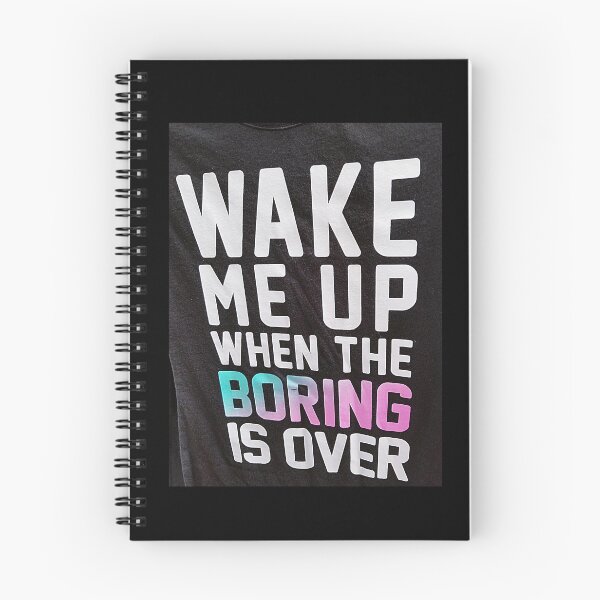 Item preview, "Boring is Over" Graphic Tee designed and sold by Creatby7030.