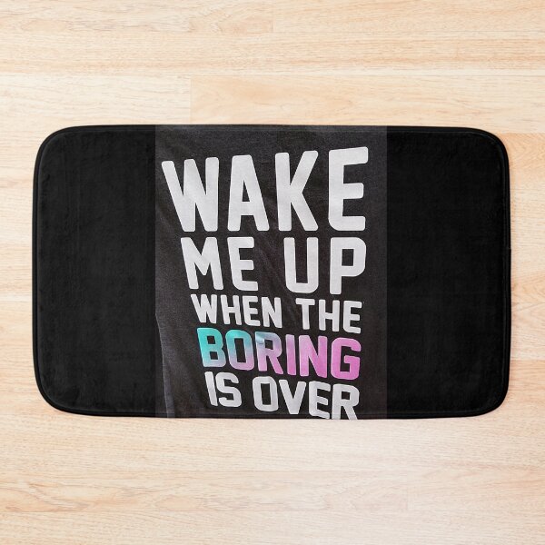 Item preview, "Boring is Over" Graphic Tee designed and sold by Creatby7030.