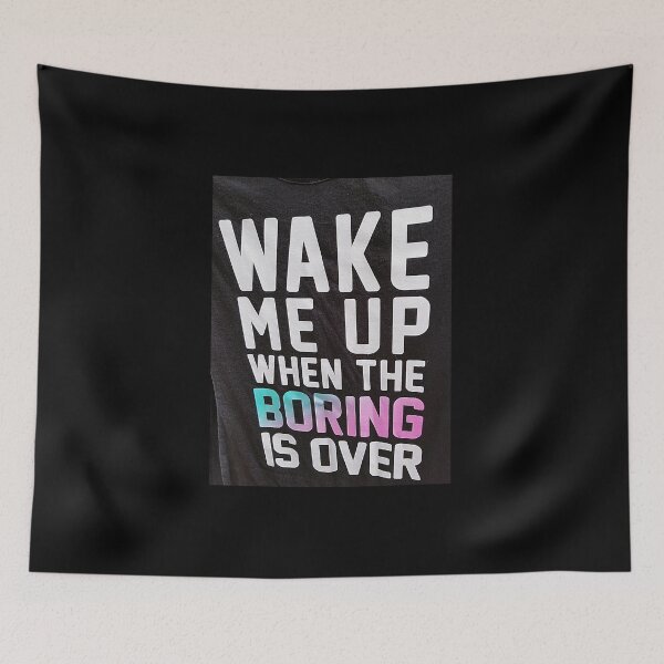 Item preview, "Boring is Over" Graphic Tee designed and sold by Creatby7030.