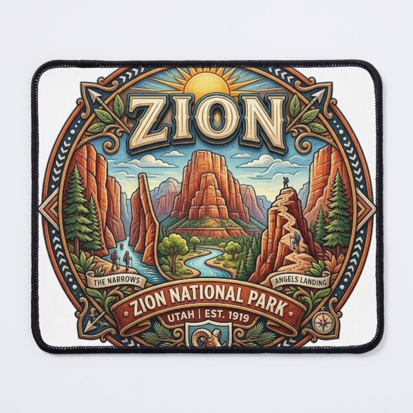Item preview, ZION NATIONAL PARK designed and sold by likbatonboot.