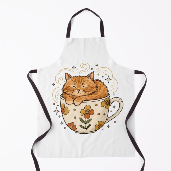 Item preview, Cute Sleeping Cat in Teacup designed and sold by Zee Choice.