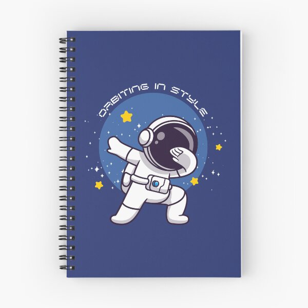 Item preview, Orbiting in Style – Cute Astronaut in Space designed and sold by dude-sign.
