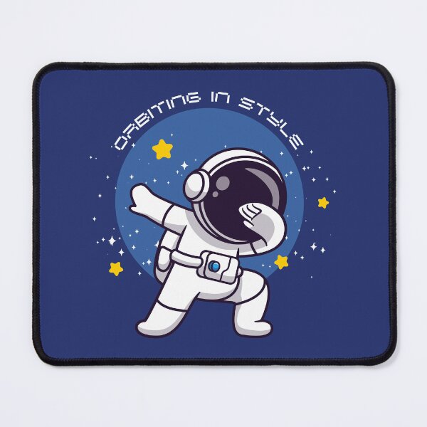 Item preview, Orbiting in Style – Cute Astronaut in Space designed and sold by dude-sign.