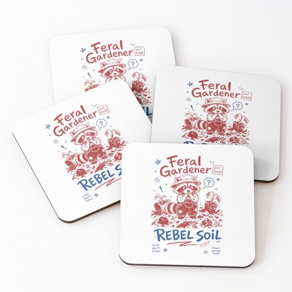 Item preview, Feral Gardener Rebel Soil Organic Gardening designed and sold by LuminOrb.