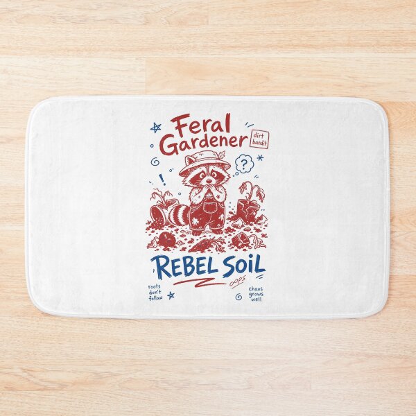 Item preview, Feral Gardener Rebel Soil Organic Gardening designed and sold by LuminOrb.