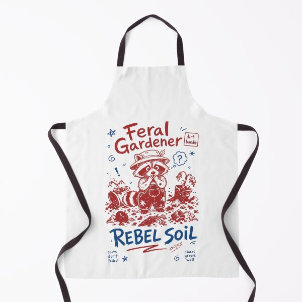 Item preview, Feral Gardener Rebel Soil Organic Gardening designed and sold by LuminOrb.