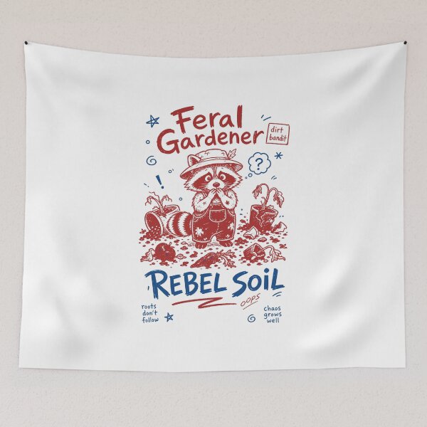 Item preview, Feral Gardener Rebel Soil Organic Gardening designed and sold by LuminOrb.