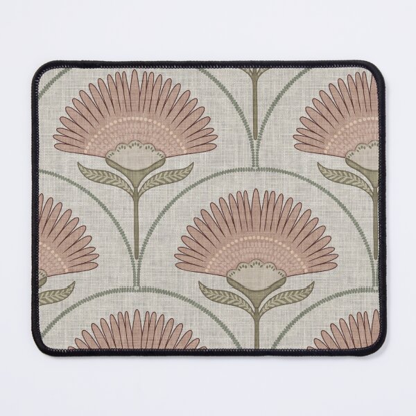 Item preview, Art Deco Scallop Jewel Toned Flower designed and sold by primavera art.
