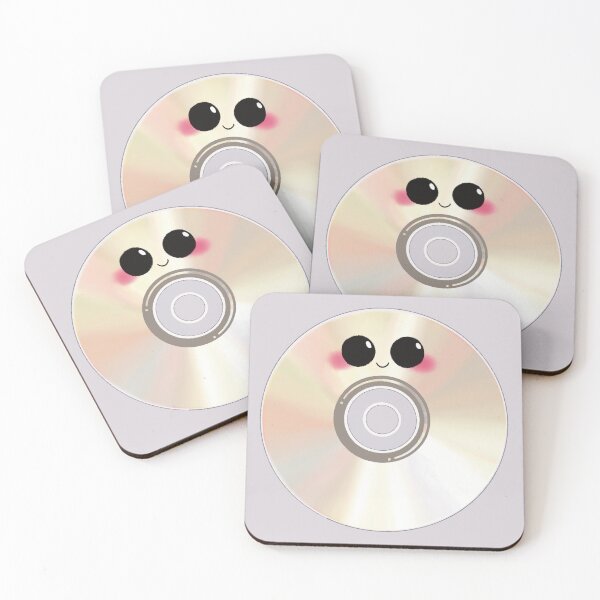 Item preview, Kawaii Rainbow Retro CD Compact Disc Art designed and sold by Designs By Amber.