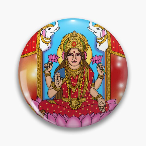 Item preview, Lakshmi Saraswati Ganesha Artwork | Divine Hindu Gods Digital Painting designed and sold by Harshit_Digital_Arts.