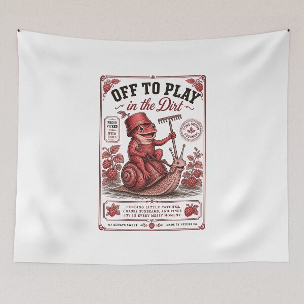 Item preview, Urban Gardening Off To Play In The Dirt designed and sold by LuminOrb.