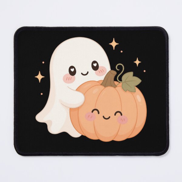 Item preview, Ghostling Hugging Pumpkin – Cute Halloween  designed and sold by Cerys-GS.