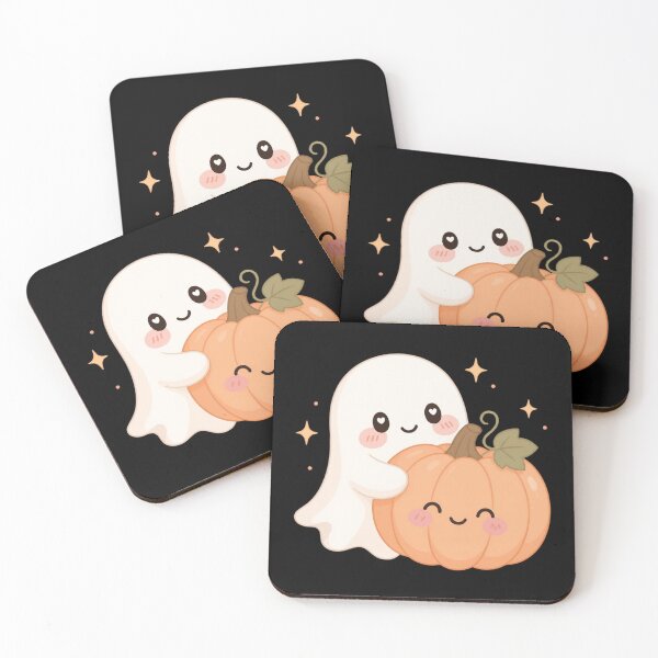 Item preview, Ghostling Hugging Pumpkin – Cute Halloween  designed and sold by Cerys-GS.