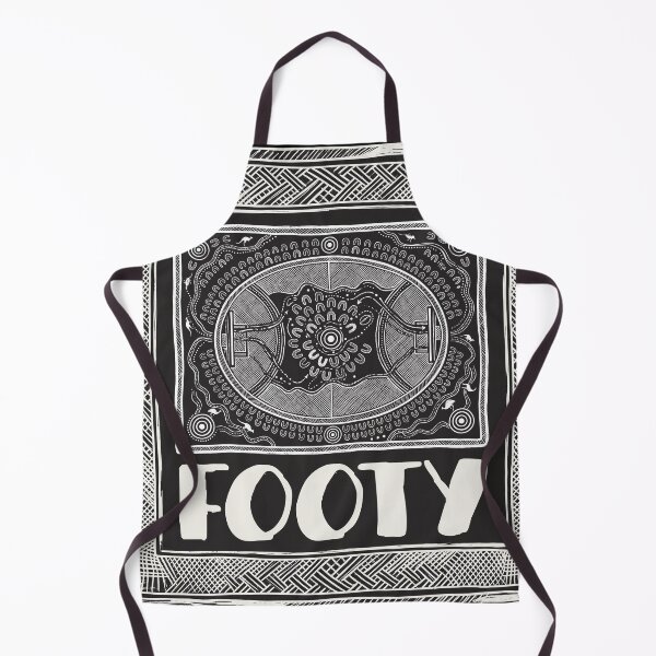 Item preview, Aboriginal Art Australian Rules Footy Print designed and sold by FreiherrPK.