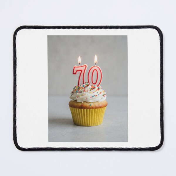 Item preview, 70th birthday cupcake cupcakes cake cakes minimalist happy cute kawaii designed and sold by CheeseBlueprint.