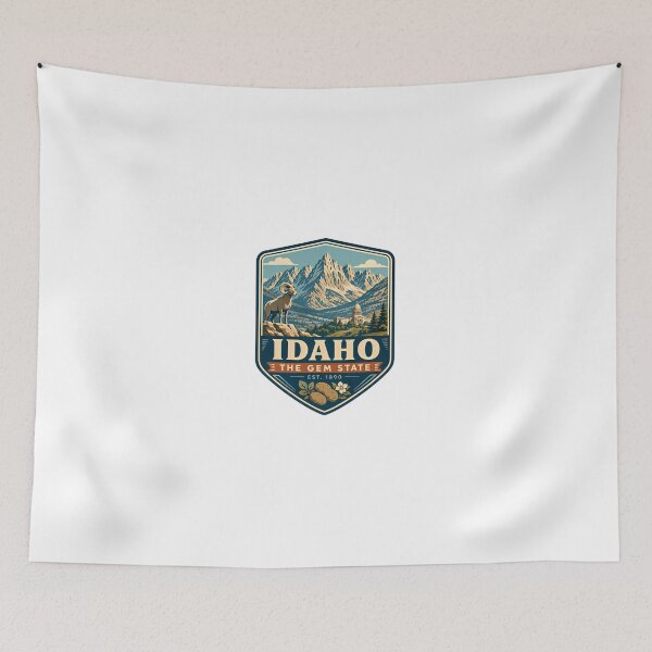 Item preview, Idaho The Gem State Est. 1890 State Pride Traveler Souvenir designed and sold by Simsimah26Parks.
