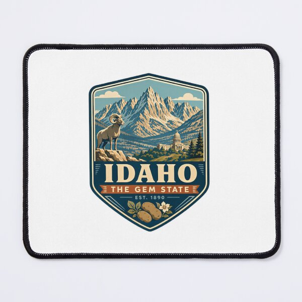 Item preview, Idaho The Gem State Est. 1890 State Pride Traveler Souvenir designed and sold by Simsimah26Parks.