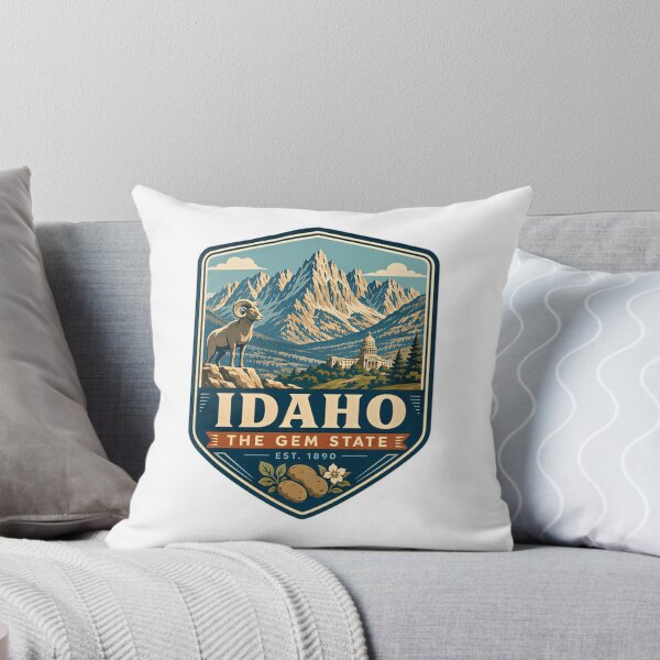 Item preview, Idaho The Gem State Est. 1890 State Pride Traveler Souvenir designed and sold by Simsimah26Parks.