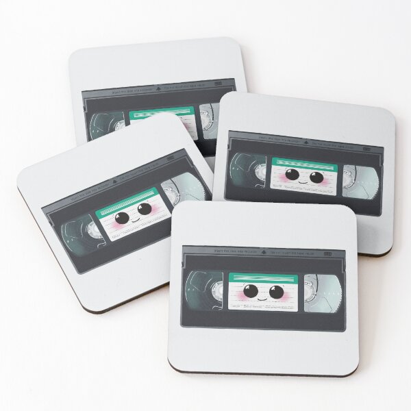 Item preview, Kawaii Retro VHS Tape Cassette Drawing designed and sold by Designs By Amber.
