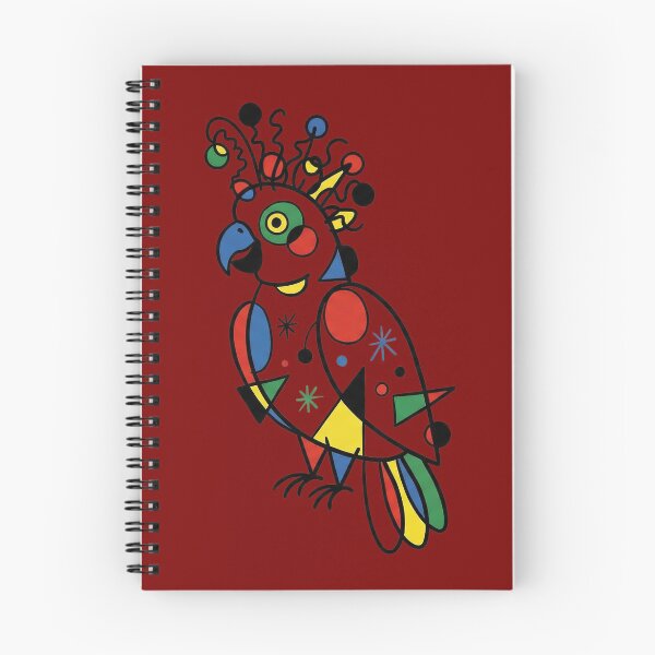 Item preview, Abstract Miro Style Cockatoo Modern Art Print designed and sold by FreiherrPK.
