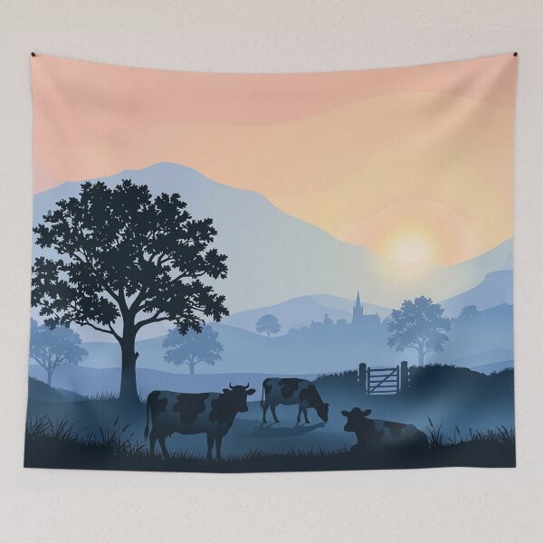 Item preview, Pastoral Sunrise: Country Calm designed and sold by Aki and Akiro.