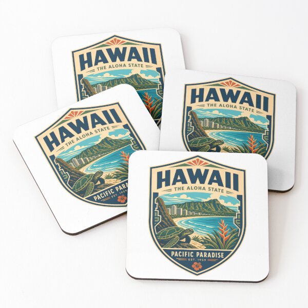 Item preview, Hawaii The Aloha State Pacific Paradise Est. 1959 Island Vacation Traveler designed and sold by Simsimah26Parks.