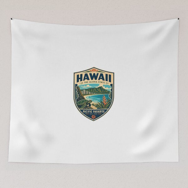 Item preview, Hawaii The Aloha State Pacific Paradise Est. 1959 Island Vacation Traveler designed and sold by Simsimah26Parks.