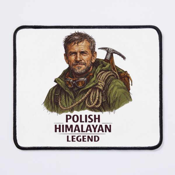 Item preview, Polish Himalayan Legend Vintage Mountaineering Art designed and sold by GabeMountainArt.