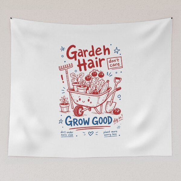 Item preview, Garden Hair Dont Care Grow Good Gardening Plants designed and sold by LuminOrb.