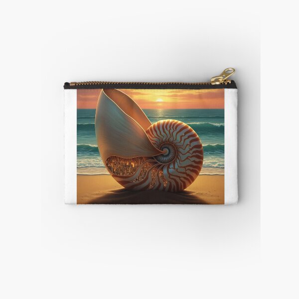 Item preview, Nautilus Shell Coastal City Sunset designed and sold by Michaelragheb.