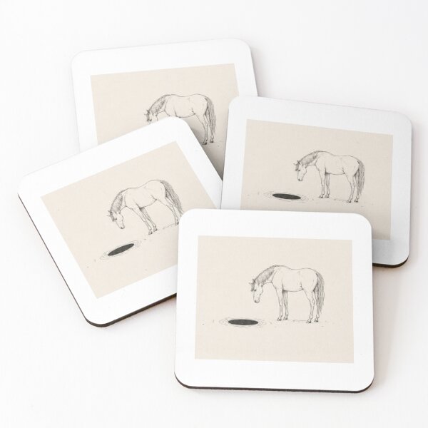 Item preview, minimalist equestrian horse artwork designed and sold by Androcottus.