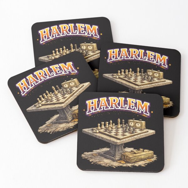Item preview, Harlem Park Chess Vintage Illustration designed and sold by Tadeusz1.