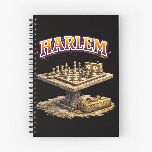 Item preview, Harlem Park Chess Vintage Illustration designed and sold by Tadeusz1.