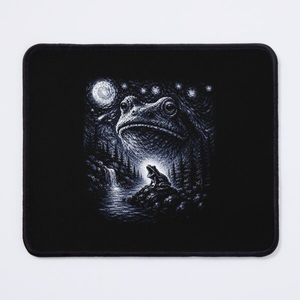 Item preview, Frog Howling to Moon Frogs Howl at The Moon Parody Meme designed and sold by Abirtom.