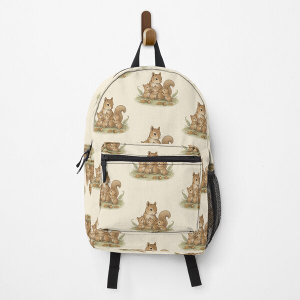 Item preview, Whimsical Squirrel Family Watercolor Illustration designed and sold by WikaKowalczyk.