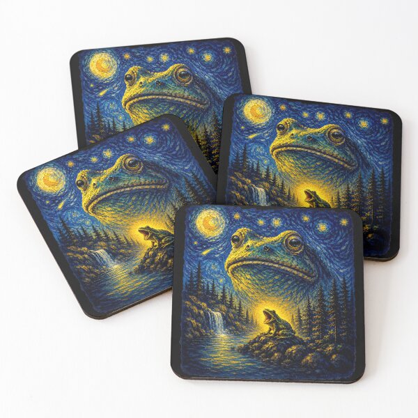 Item preview, Frog Howling to Moon Frogs Howl at The Moon Parody Meme designed and sold by Abirtom.