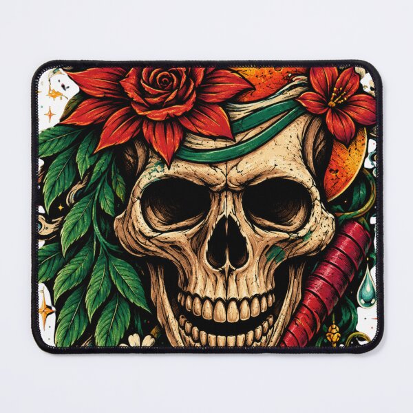 Item preview, Floral Skull Eclipse designed and sold by Del4xe.