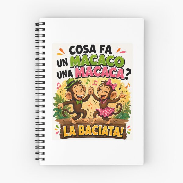 Item preview, Funny Dancing Monkeys – Macaco & Macaca Cartoon Joke designed and sold by RipantinaFantasy .
