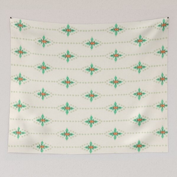 Item preview, "Pretty Green Stars" designed and sold by The Ravens Ballad.