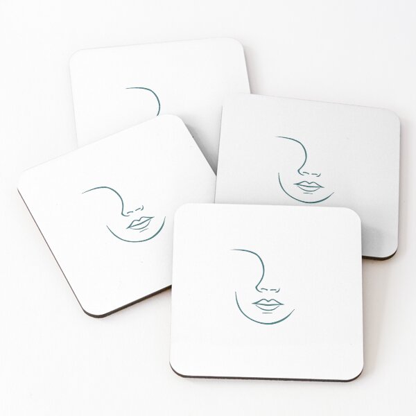 Item preview, Minimalist Continuous Line Art Face Abstract Woman Portrait designed and sold by Larams Studio.