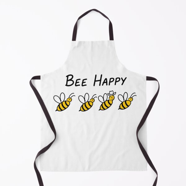 Item preview, Bee Happy Cute Bumble Bee Pun T-Shirt designed and sold by Mossgiel Rd.