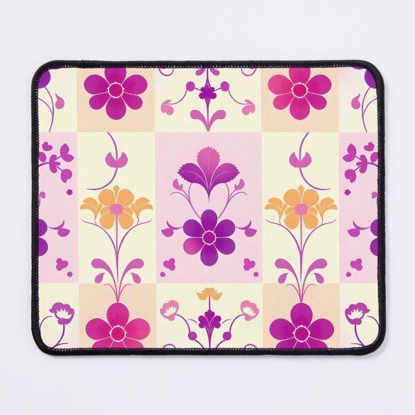 Item preview, Pink and purple floral pattern design designed and sold by Chi261.