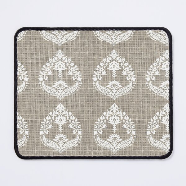 Item preview, Rustic Boho Floral Block Print designed and sold by primavera art.