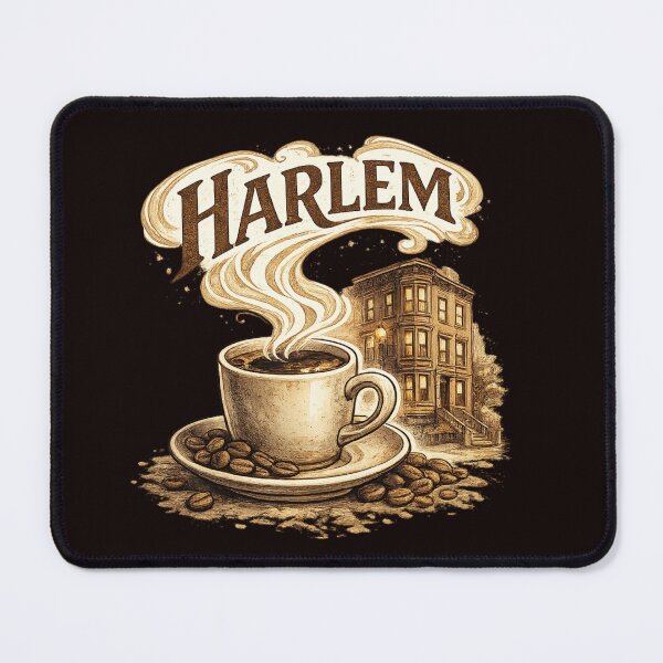 Item preview, Harlem Coffee Culture Vintage Café Illustration designed and sold by Tadeusz1.