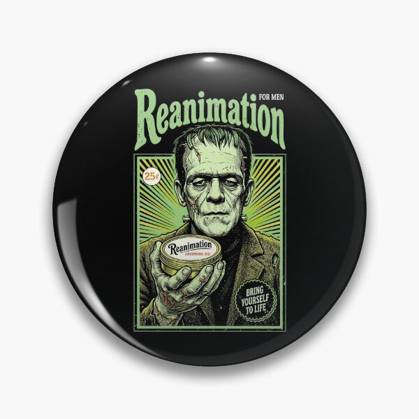 Item preview, Frankenstein Reanimation Halloween Vintage Ad Monster designed and sold by GrandeDuc.