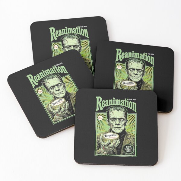 Item preview, Frankenstein Reanimation Halloween Vintage Ad Monster designed and sold by GrandeDuc.